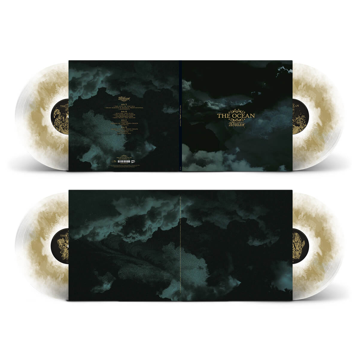 The Ocean - Aeolian LP - White with Gold Splatter