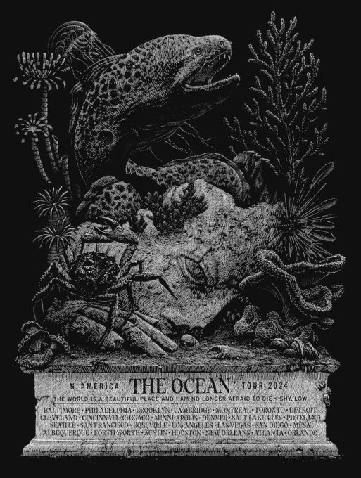 THE OCEAN North America Tour 2024 Screen Print Pelagic Records   Screenshot 2024 02 07 At 14.01.53 513x680 