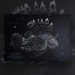 THE OCEAN - "Into The Heat Cut out of Shade - UK & EU Tour 2022" Screen Print