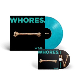 WHORES. - "War." LP + CD Bundle