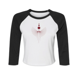 THE OCEAN - “Solaris” Ladies Raglan Crop Top