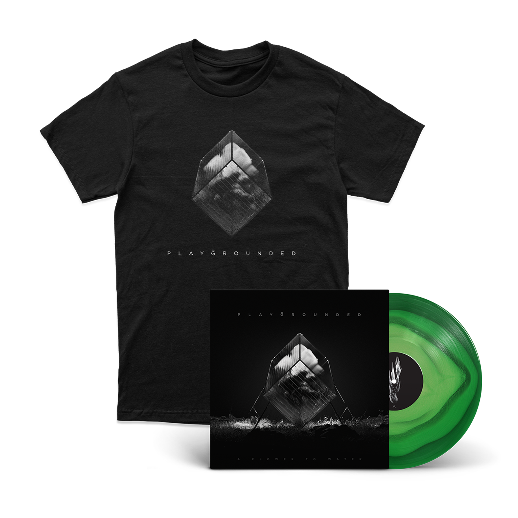 PLAYGROUNDED - “A Flower To Water” LP + T-shirt Bundle