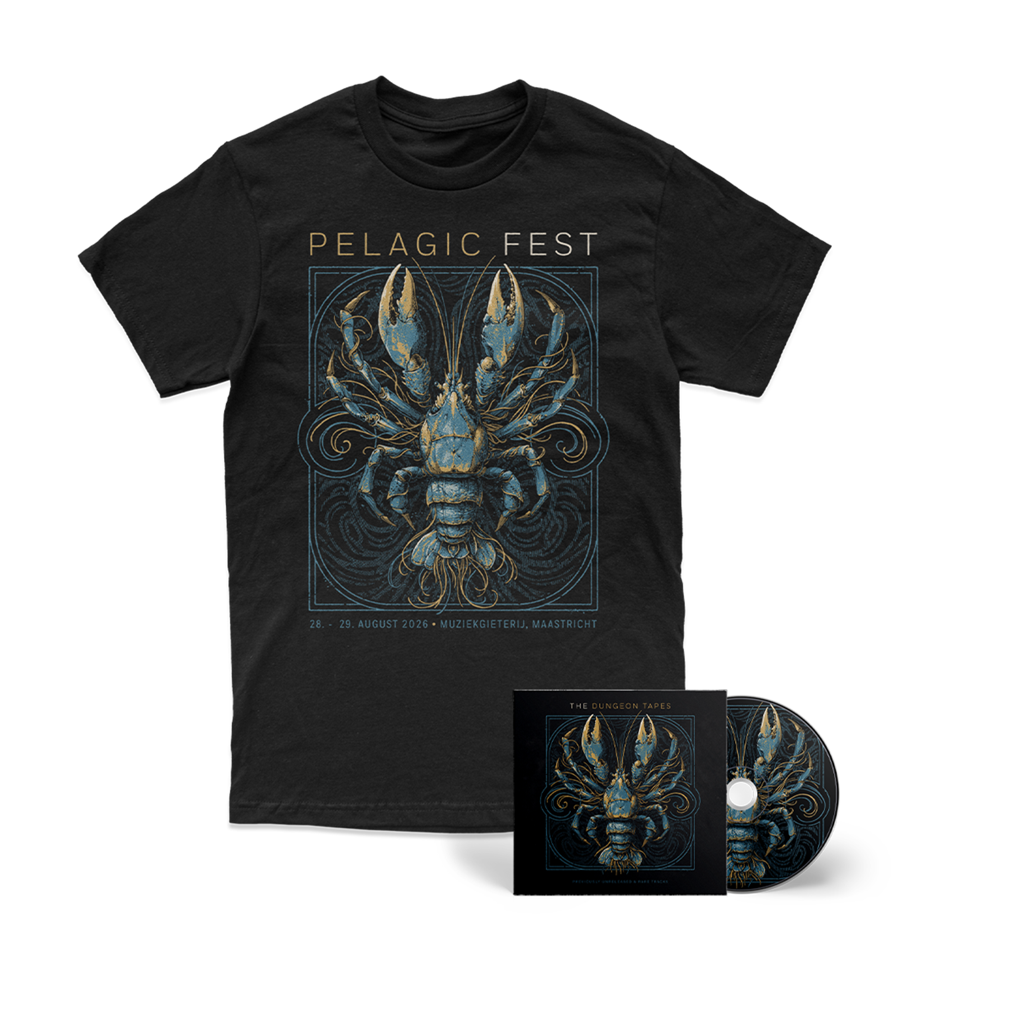 V/A - "The Dungeon Tapes" CD + T-shirt Bundle