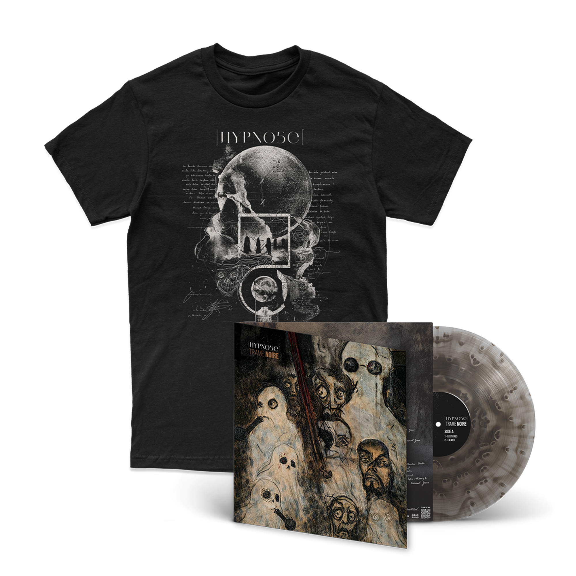 HYPNO5E - “Trame Noire” LP + T-shirt Bundle