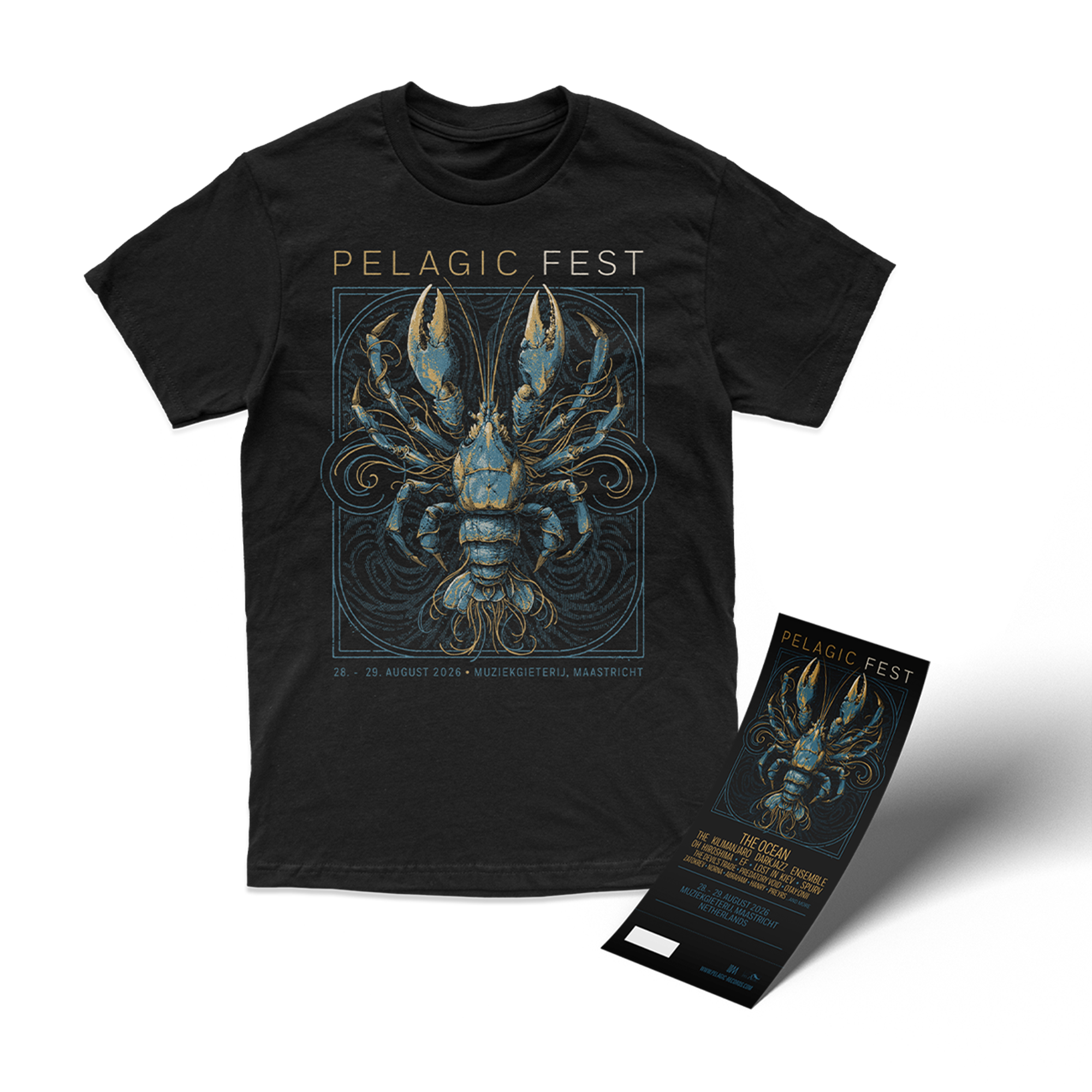 PELAGIC RECORDS - “Pelagic Fest 2026” Hard ticket + T-shirt Bundle